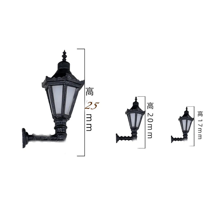 Victorian Street Lamp Miniature | HO Scale Resin Model Kit - resin model view 5