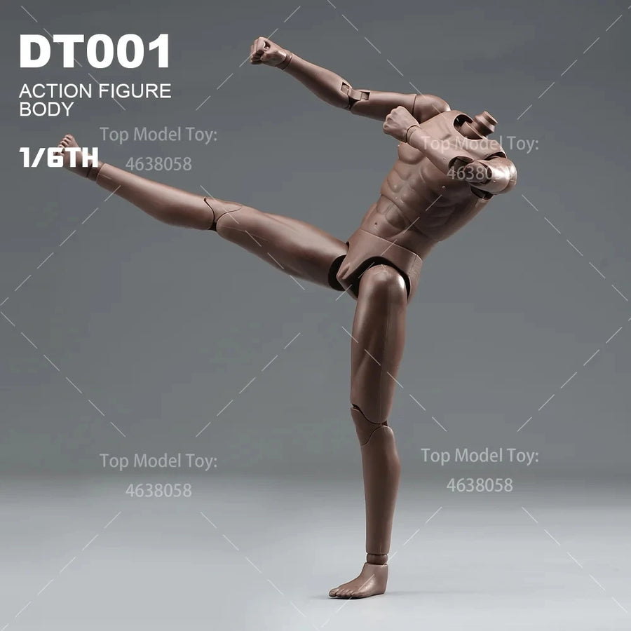 1/6 Scale Articulated Male Muscle Body Resin Figure - Three-Tone Kit - 1/6 resin model view 3