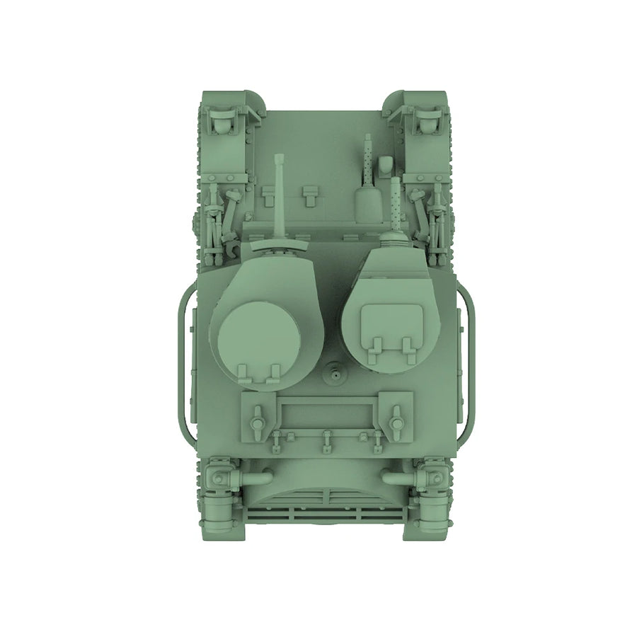US M4A1 Medium Tank 1/87 Scale Resin Model Kit - 1/87 resin model view 4