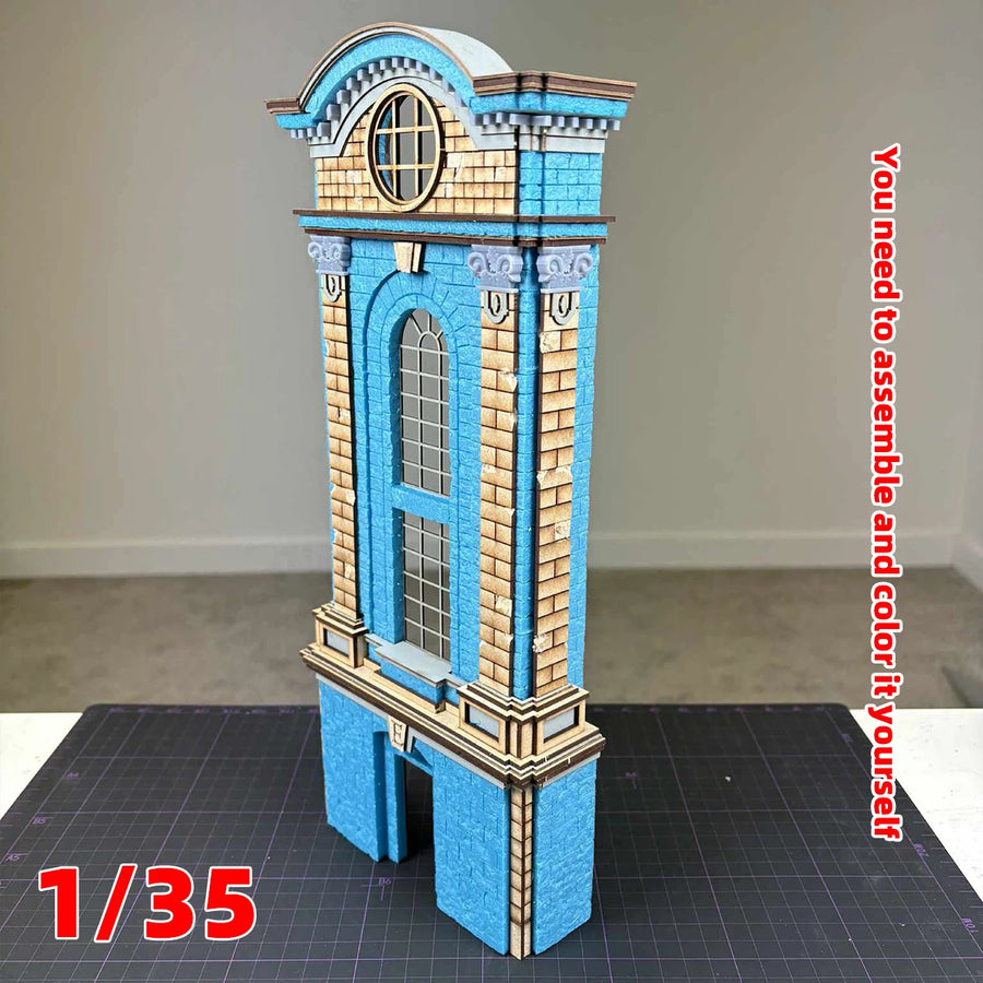 Alte Zionskirche European Church Tower 1/35 Resin Model Kit - 1/35 resin model view 4