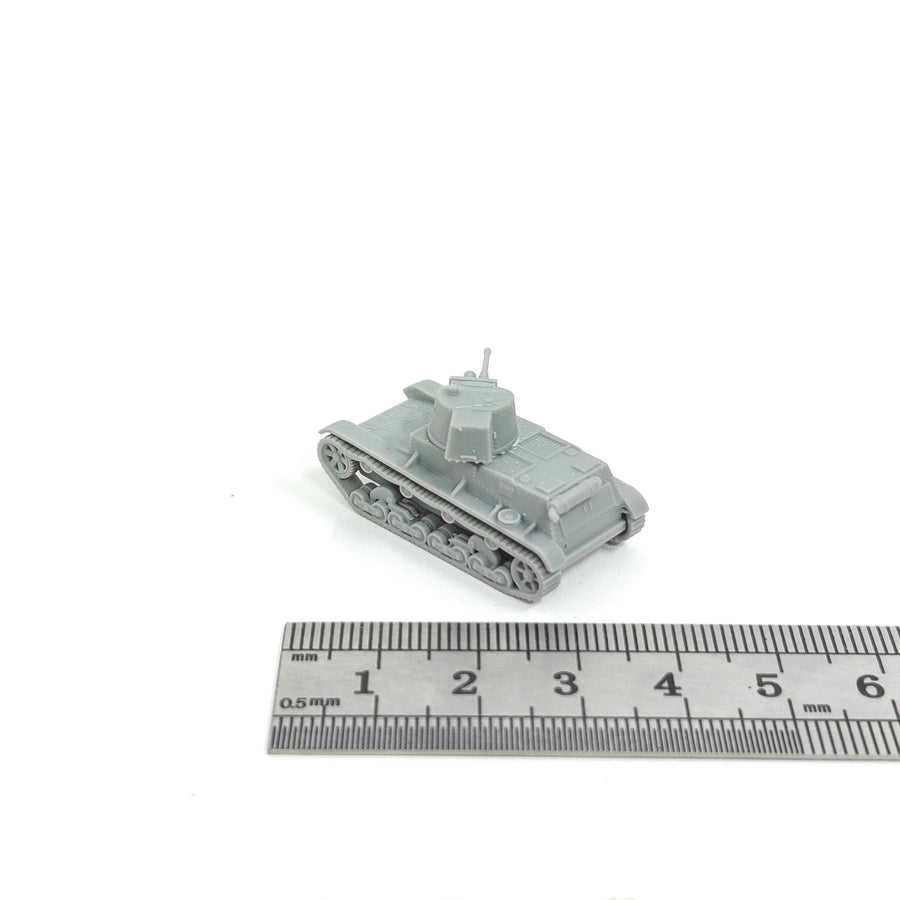 Polish 7TP Light Tank 1/144 Scale Resin Model Kit - 1/144 resin model view 4
