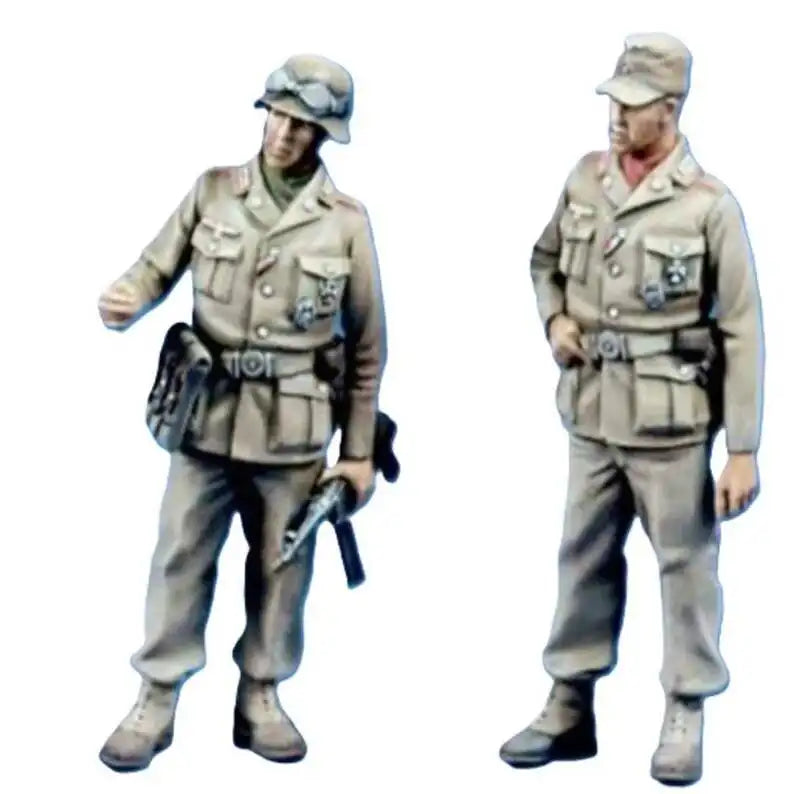 WWII German Africa Korps Officer 1/35 Resin Figure Kit - 1/35 resin model view 4
