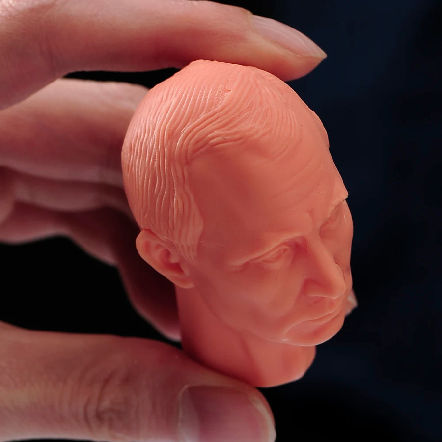 1/6 Scale Male Soldier Head Bust Resin Figure Kit - 1/6 resin model view 2
