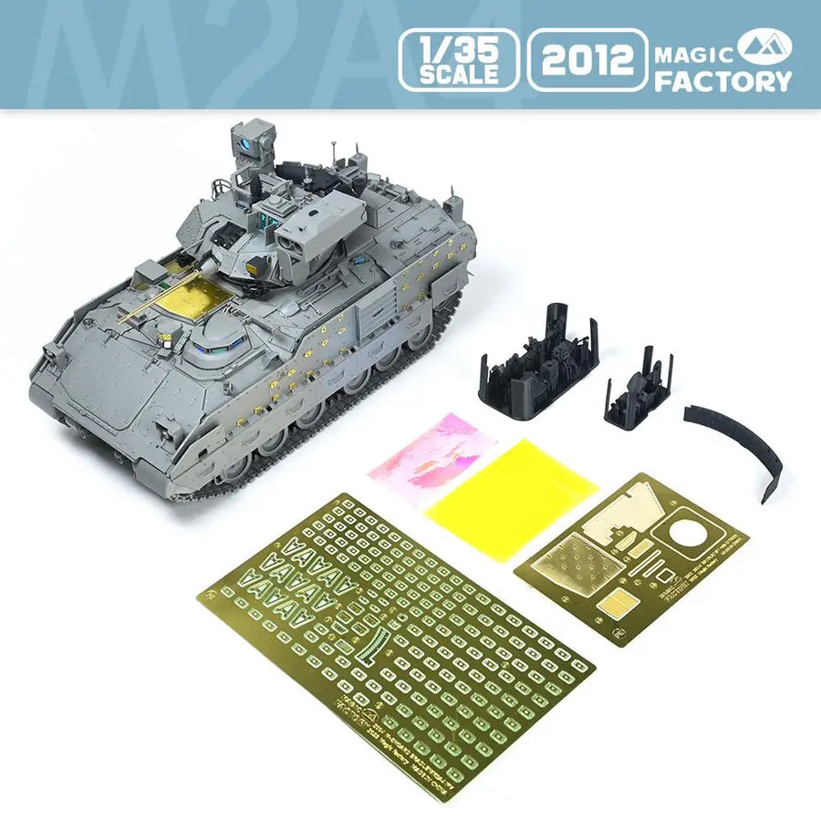 M2A4 Bradley IFV with CVTESS 1/35 Scale Resin Model Kit - 1/35 resin model view 4