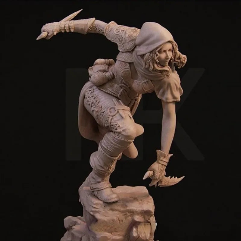 Enika The Assassin with Glowing Blade 1/24 Resin Figure Kit - 1/24 resin model view 4