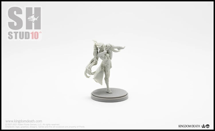 Fantasy Dragon Slayer Warrior with Greatsword 75mm Resin Figure Kit - resin model view 2