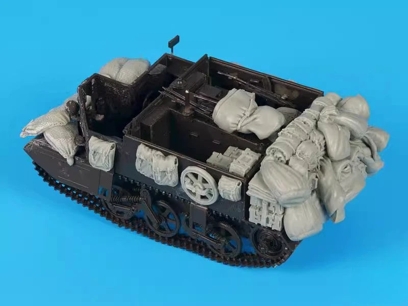 Bren Carrier Accessories Set No. 2 1/35 Resin Model Kit - 1/35 resin model view 3