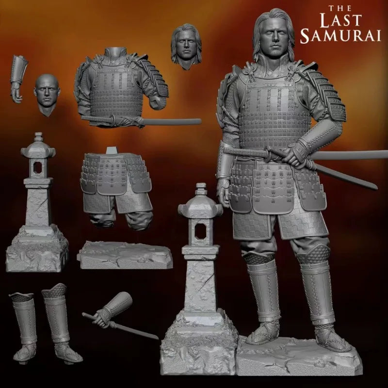 The Last Samurai Warrior 1/24 Resin Figure Kit - 1/24 resin model view 4