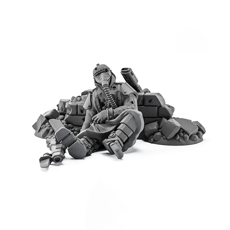 Modern Soldier 5-Figure Set 1/35 Scale Resin Tactical Kit - 1/35 resin model view 6
