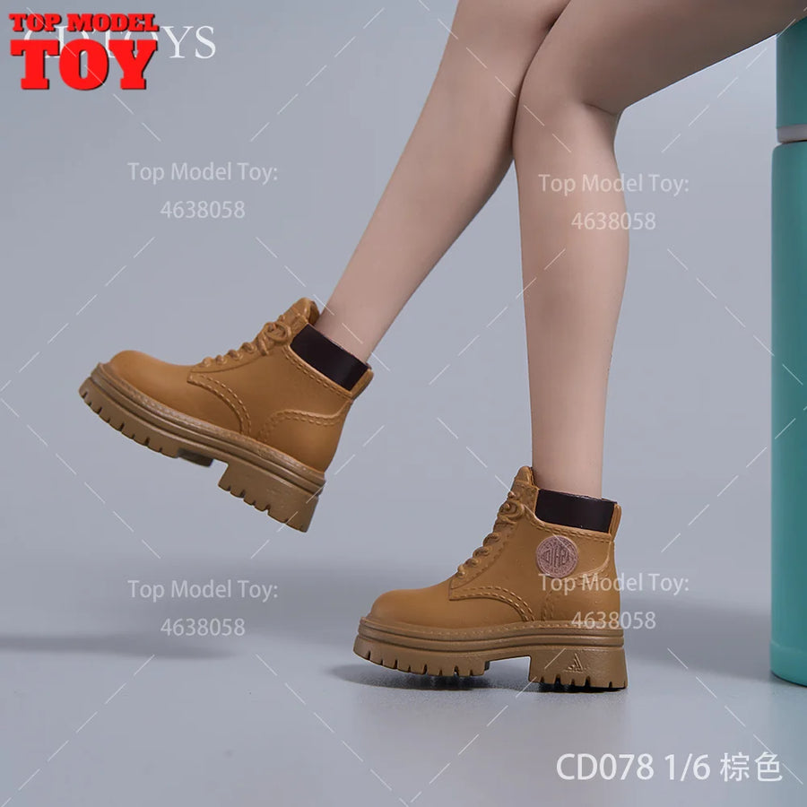 1/6 Scale Female Hiking Boots Resin Accessory Set - Multiple Colors - 1/6 resin model view 4
