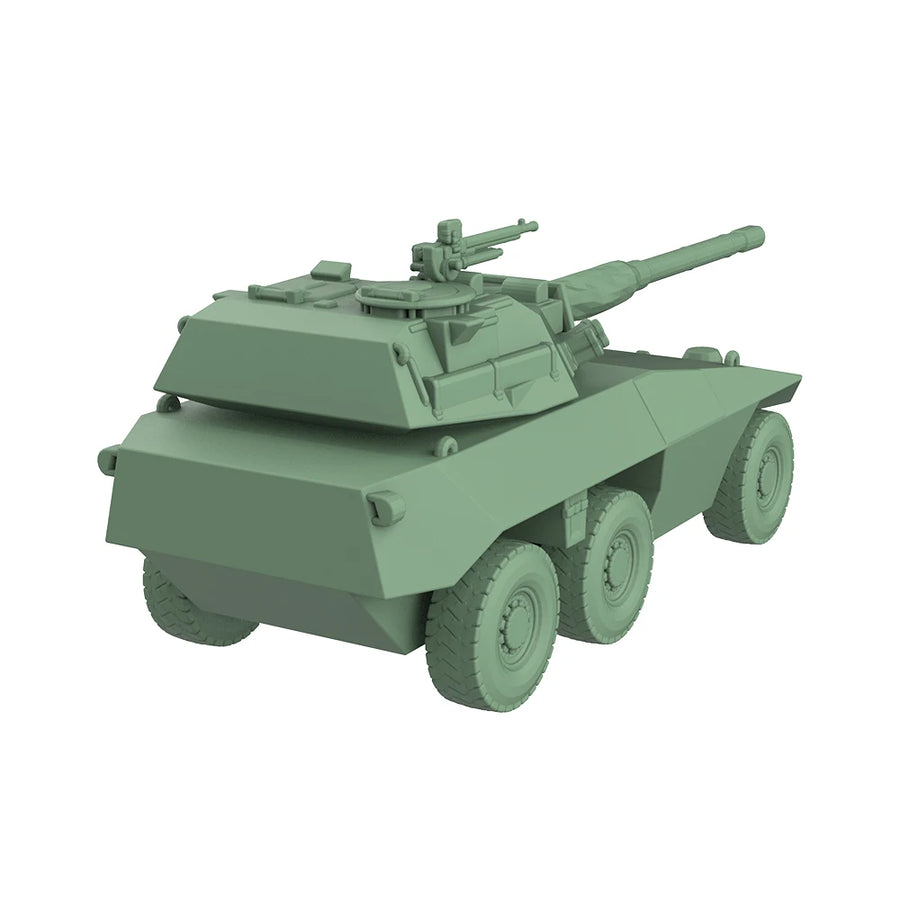 Modern Main Battle Tank or Self-Propelled Gun 28mm Resin Vehicle Kit - resin model view 2