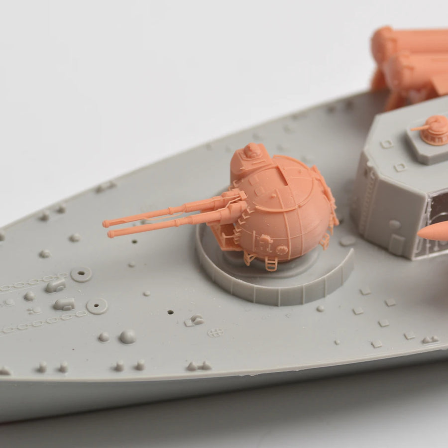 Moscow Frigate Naval Turret Upgrade Parts 1/700 Resin Model Kit - 1/700 resin model view 4