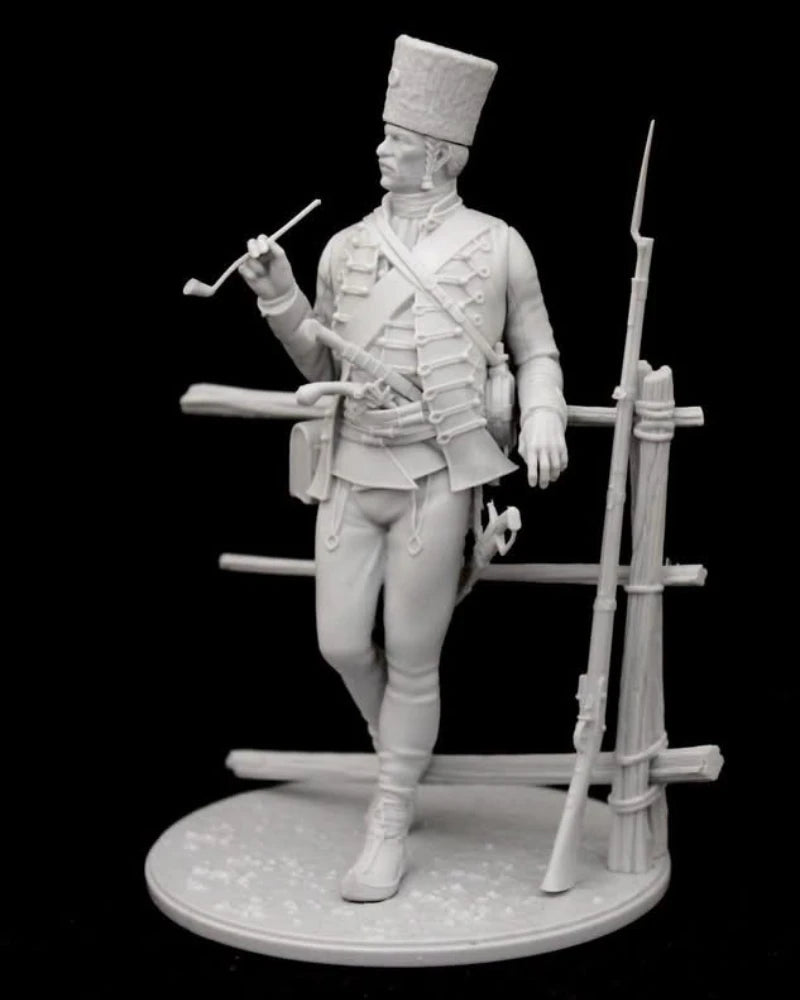 Napoleonic Austrian Infantryman 75mm Resin Figure - 75mm resin model view 2