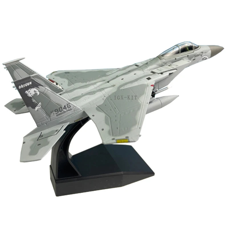 F-15 Eagle Fighter Jet Diecast Model 1:100 Scale with Display Stand - 1/100 resin model view 4