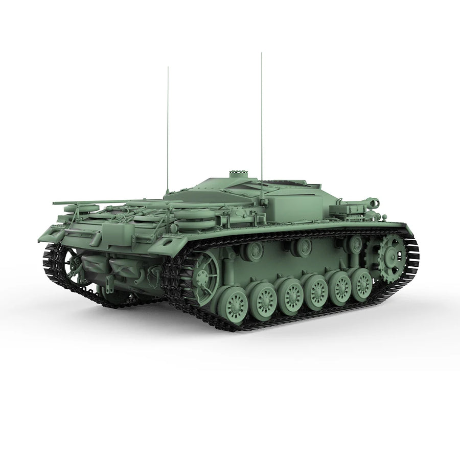 German StuG III Ausf.F 1/35 Resin Model Kit - 1/35 resin model view 5