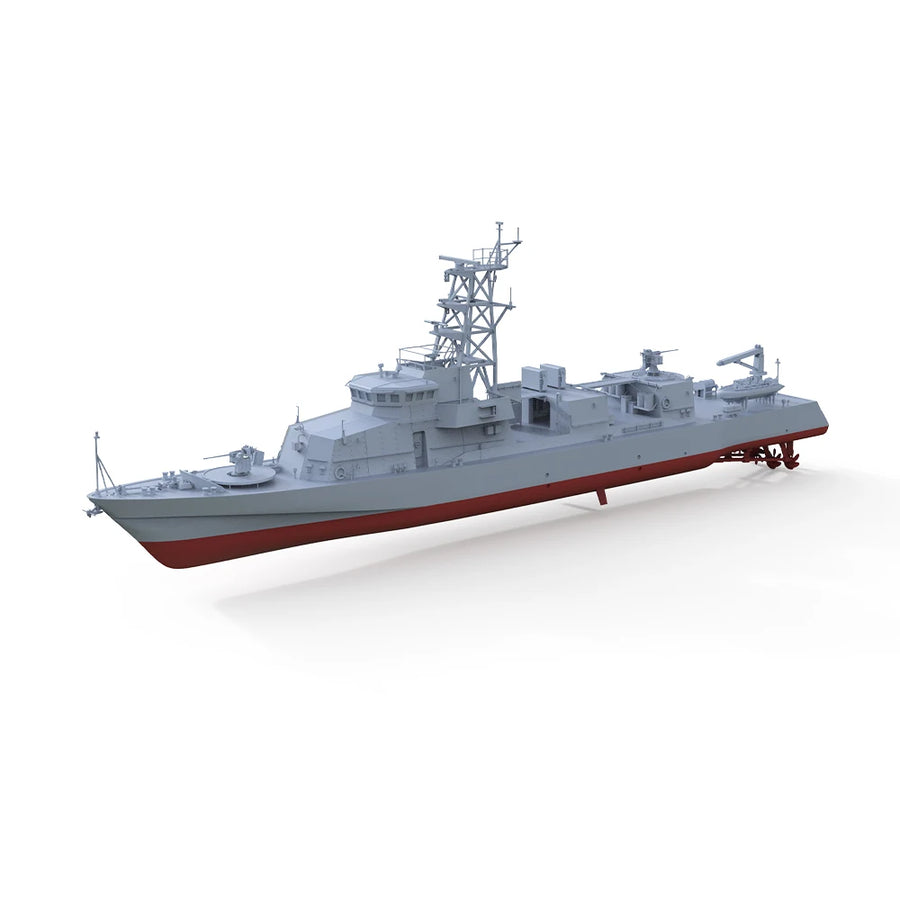 US Navy Cyclone-Class Coastal Patrol Gunboat 1/700 Resin Model Kit - 1/700 resin model view 2