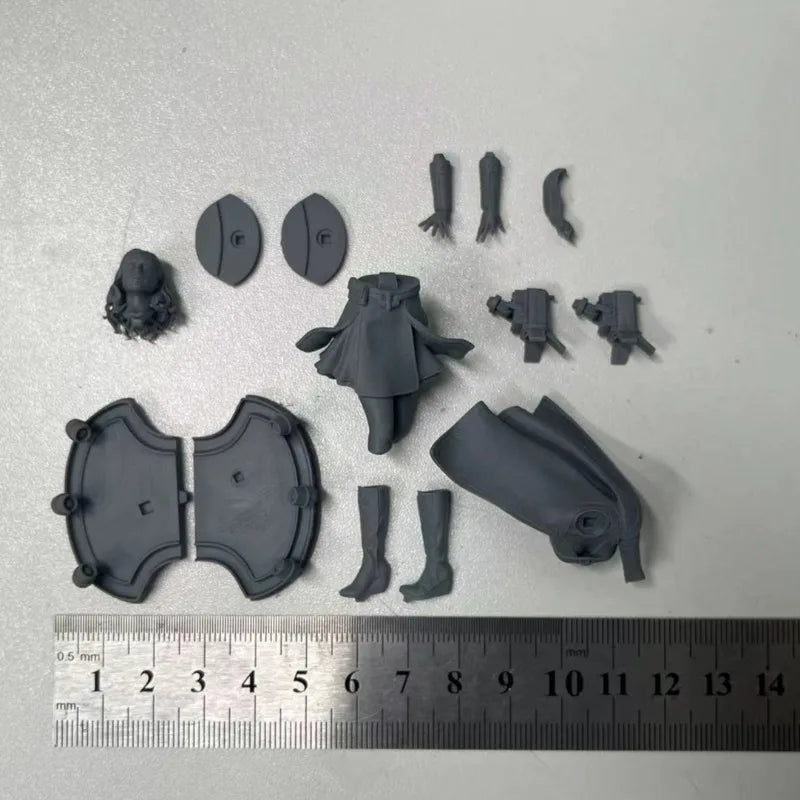 Fantasy Warrior with Sword 1/24 Resin Figure Kit - 1/24 resin model view 2