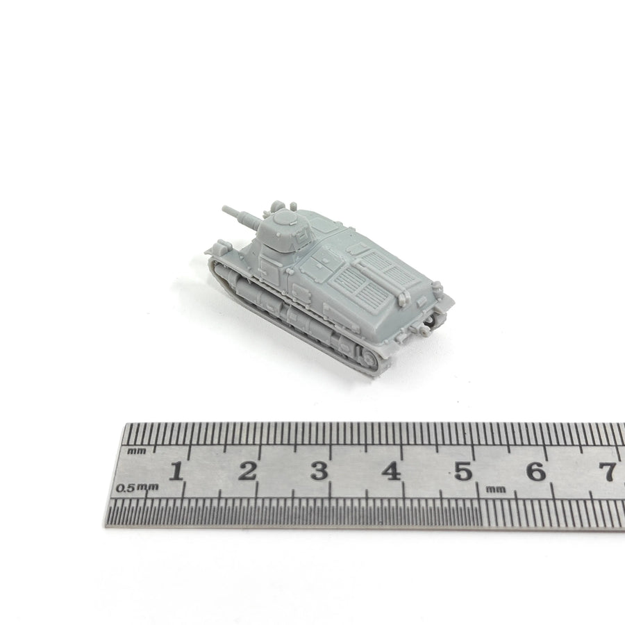 SOMUA SAu 40 Tank 1/144 Scale Resin Model Kit - 1/144 resin model view 4