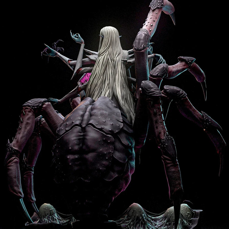 Arachnid Queen with Scythe 60mm Resin Figure Kit - 60mm resin model view 2