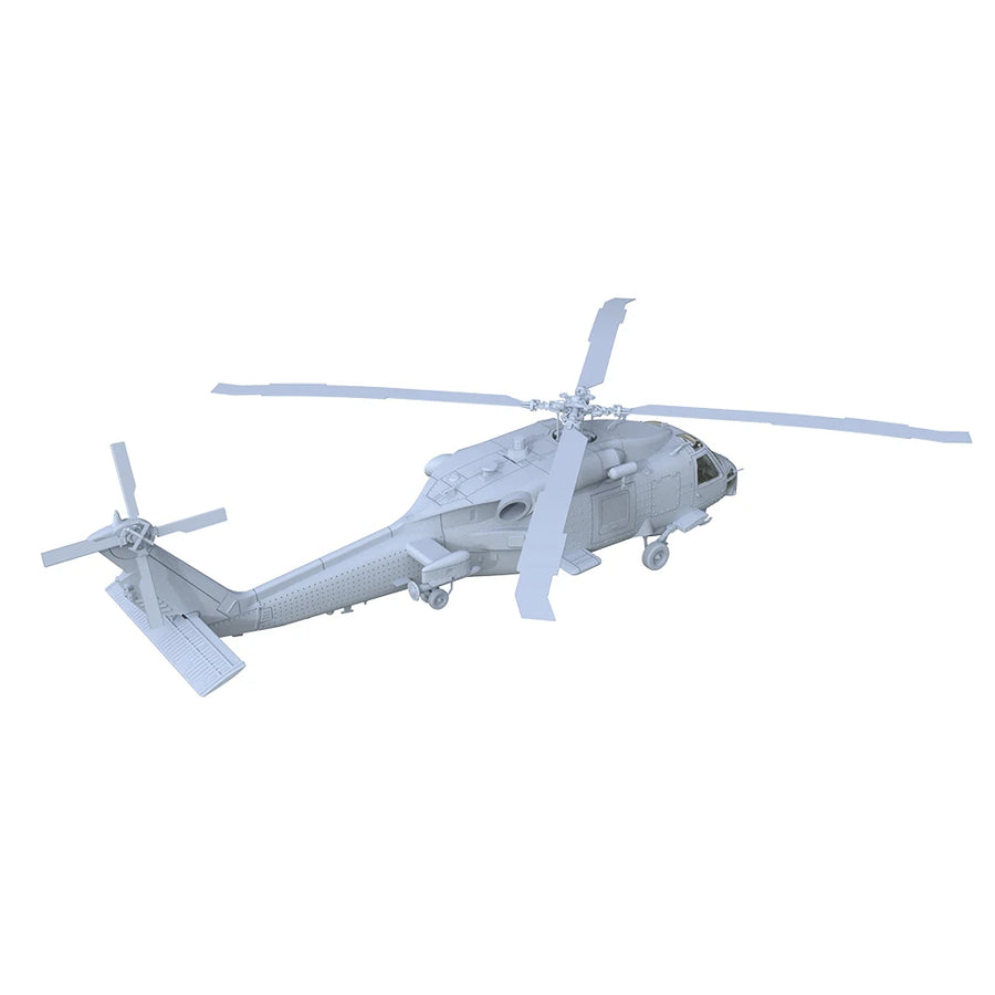 USN SH-60B Seahawk Helicopter 1/72 Resin Model Kit - 1/72 resin model view 2