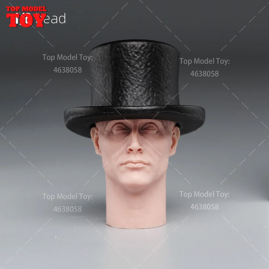 Classic Formal Top Hat 1/6 Scale Resin Accessory for Male Soldier Figures - 1/6 resin model view 4