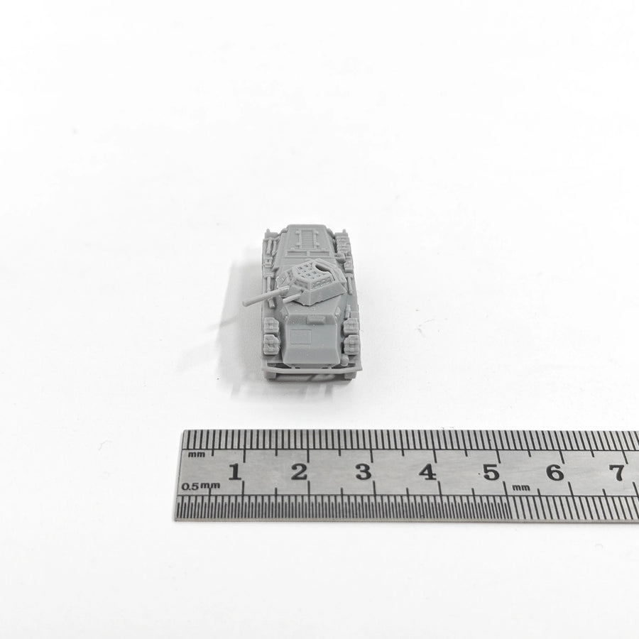German Sd.Kfz.234/1 Armored Car 1/144 Resin Model Kit - 1/144 resin model view 3