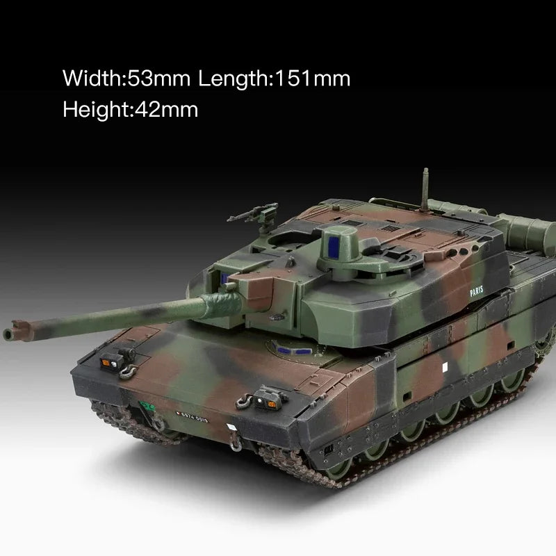 French Leclerc T5 Main Battle Tank 1/72 Scale Resin Model Kit - 1/72 resin model view 2
