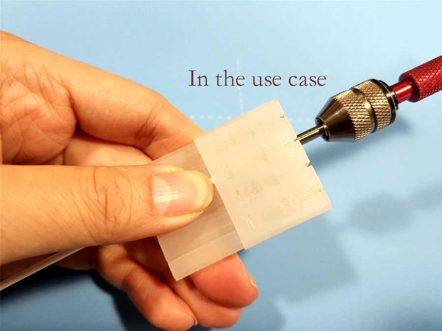 Plastic Rod Punch Tool Kit for Resin Model Figures - Precision Drilling - resin model view 3