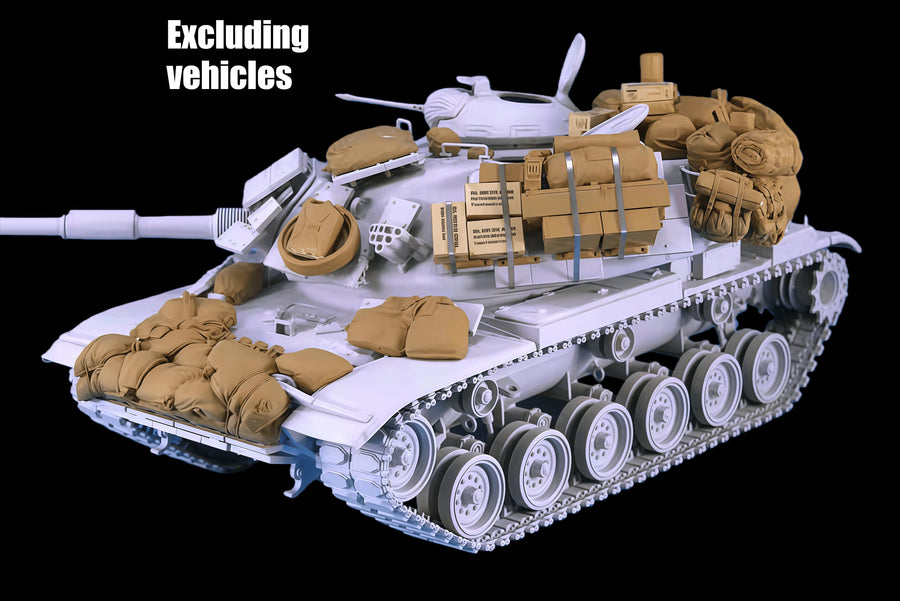T-54/T-55 Medium Tank with Stowage 1/35 Resin Vehicle Kit - resin model view 2