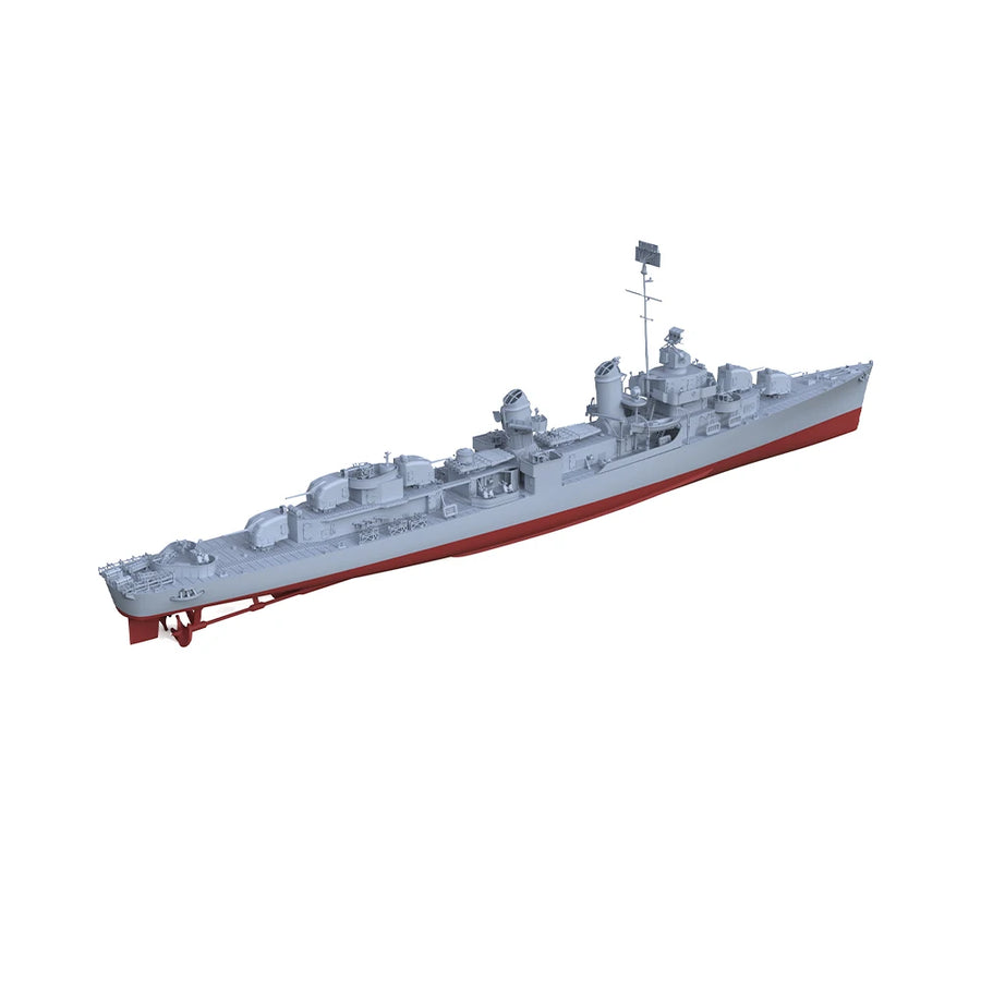 USS Cowell Fletcher-Class Destroyer 1943 1/700 Resin Model Kit - 1/700 resin model view 3