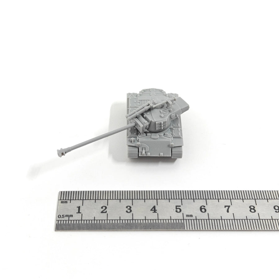 T26E4 Super Pershing Tank 1/144 Resin Model Kit - 1/144 resin model view 3
