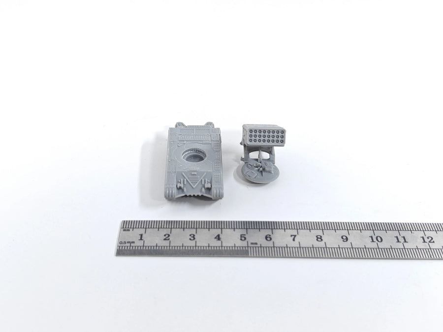 TOS-1A Solntsepek Thermobaric Rocket System 1/144 Resin Kit - 1/144 resin model view 5