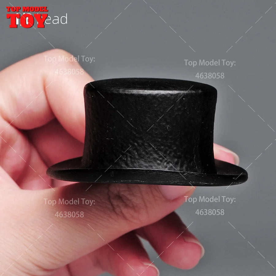 Classic Formal Top Hat 1/6 Scale Resin Accessory for Male Soldier Figures - 1/6 resin model view 3