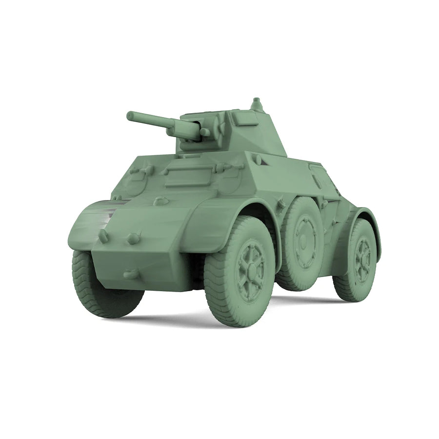 Italian AB41 Armored Car 1/56 Scale Resin Model Kit - 1/56 resin model view 3
