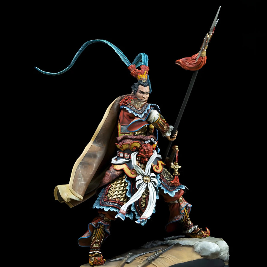 Lü Bu Three Kingdoms Warlord 1/16 Resin Figure Kit - 1/16 resin model view 2