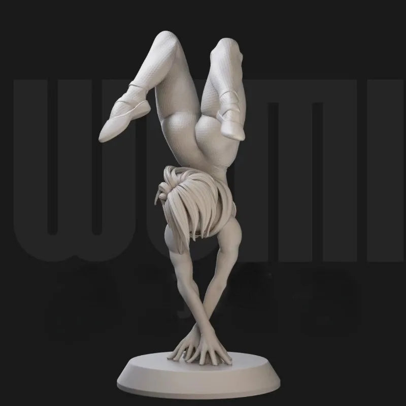 Fantasy Fitness Girl Handstand 1/24 Resin Figure Kit - 1/24 resin model view 3