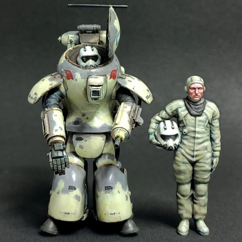 Yokoyama Fireball Mecha Pilot 1/35 Resin Figure Kit - 1/35 resin model view 2