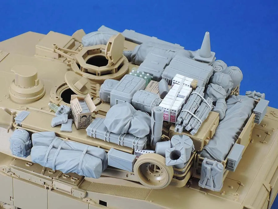M1A1-M1A2 Abrams Main Battle Tank 1/35 Resin Model Kit - 1/35 resin model view 4