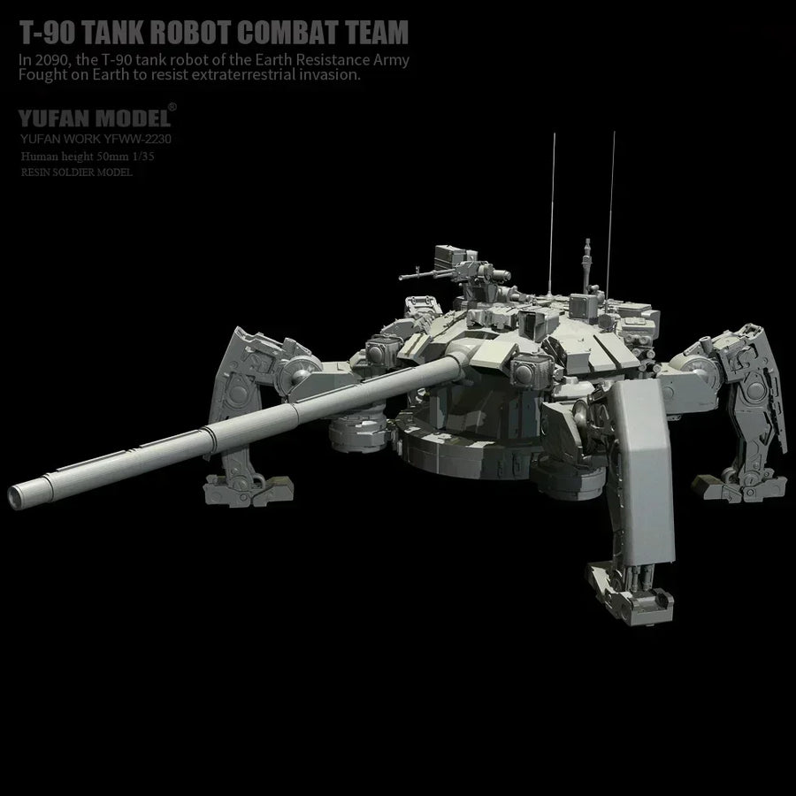 Sci-Fi Combat Mech Walker with Articulated Legs 1/35 Resin Vehicle Kit - resin model view 3
