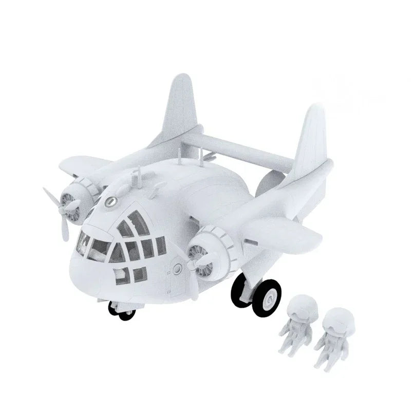 Fairchild C-119 Flying Boxcar Transport Aircraft 1/35 Resin Model Kit - 1/35 resin model view 5