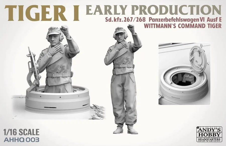 WWII German Tiger I Early Production 1/16 Resin Model Kit - 1/16 resin model view 4