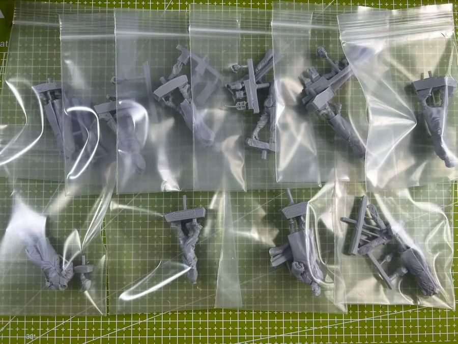 WWI German Soldiers 10-Figure Set 1/35 Resin Model Kit - 1/35 resin model view 4
