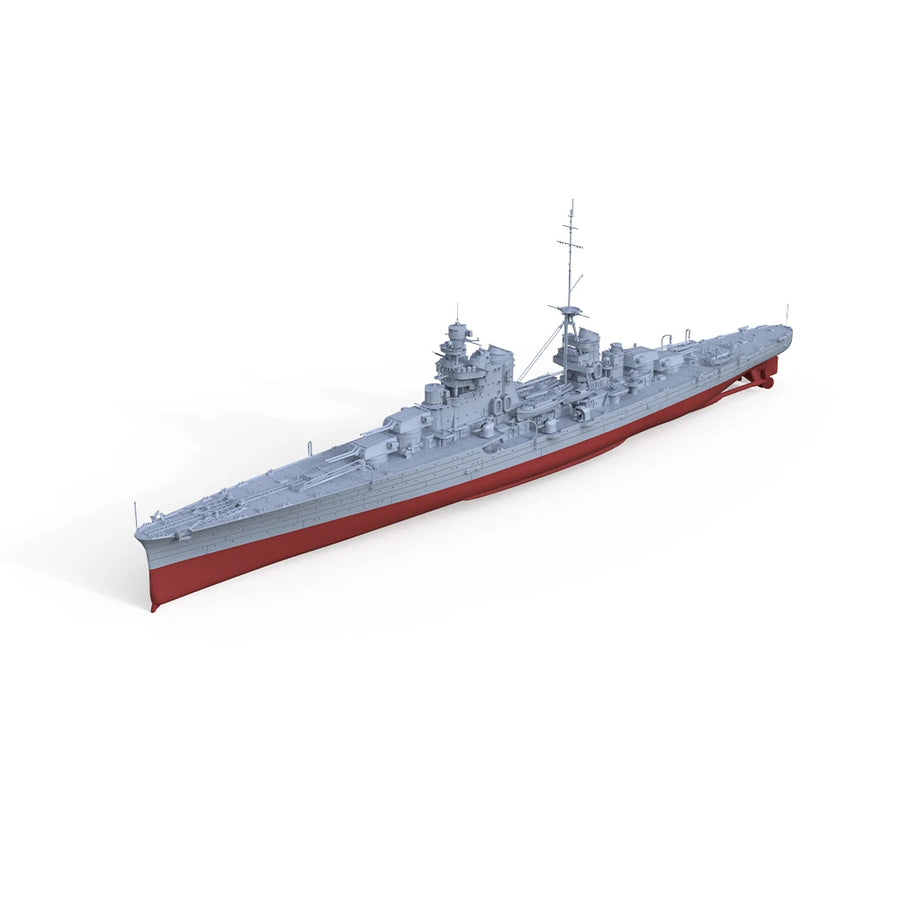 Italian Z-Class Heavy Cruiser Pola 1/700 Resin Model Kit - 1/700 resin model view 3