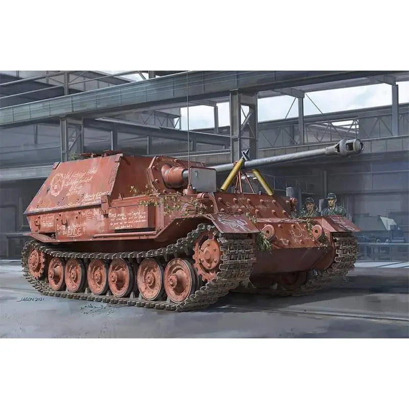 WWII German Jagdpanzer Ferdinand Tank 1/35 Resin Model Kit - 1/35 resin model view 2