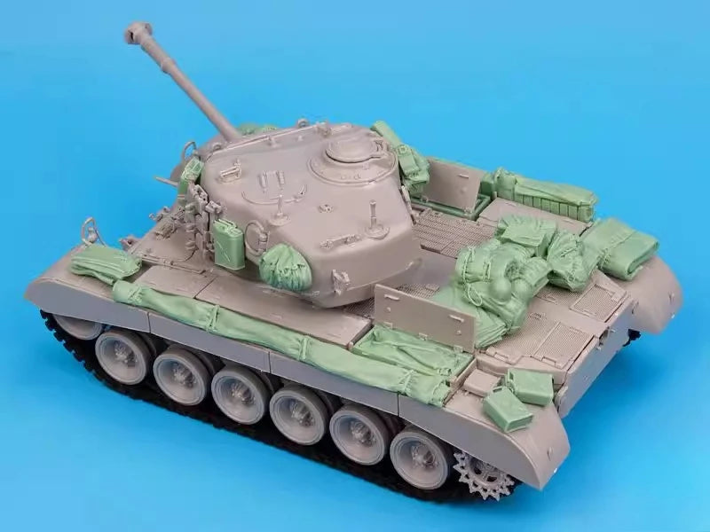 M26 Pershing Heavy Tank 1/35 Resin Model Kit - 1/35 resin model view 3