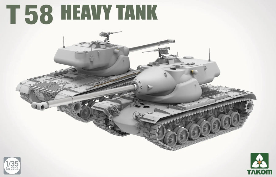 US M47 Patton T58 Heavy Tank 1/35 Resin Model Kit - 1/35 resin model view 2