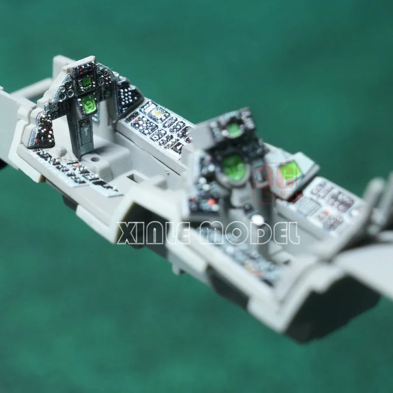F-14 Tomcat Cockpit Instrument Panel 1/48 1/72 Resin Detail Kit - 1/48 resin model view 2