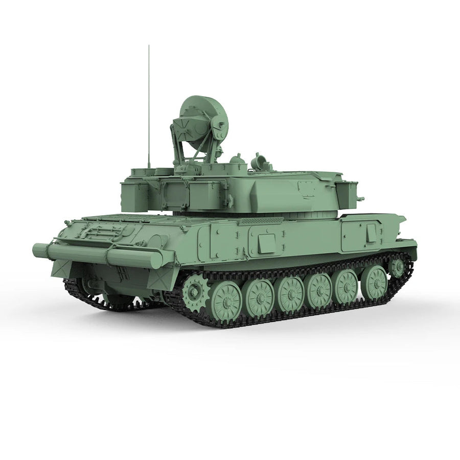 Cold War Soviet ZSU-23-4 Shilka Self-Propelled AA Gun 1/35 Resin Vehicle Kit - unpainted resin model kit