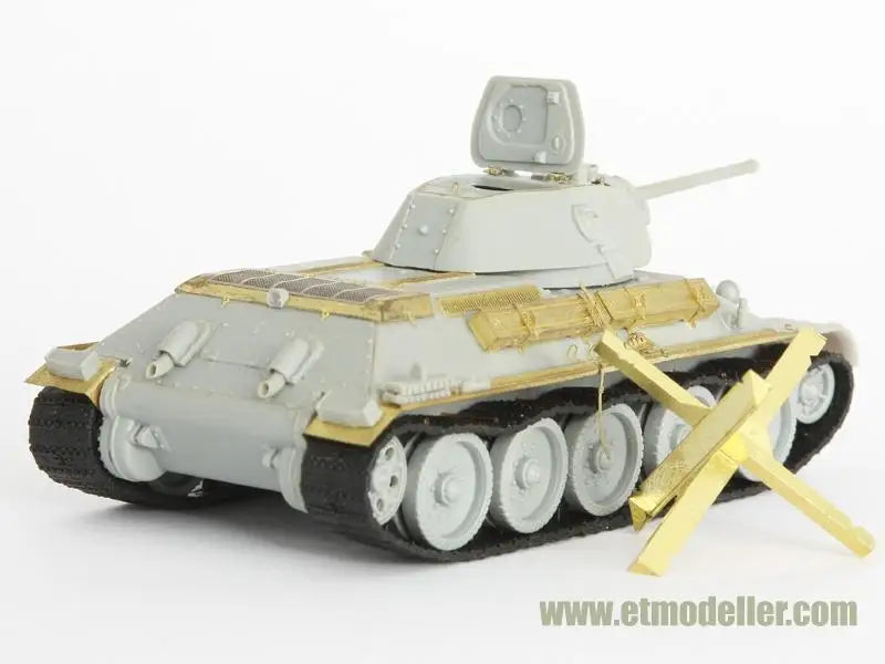 WWII Soviet T-34/76 1941 Tank 1/72 Resin Detail Set - 1/72 resin model view 6