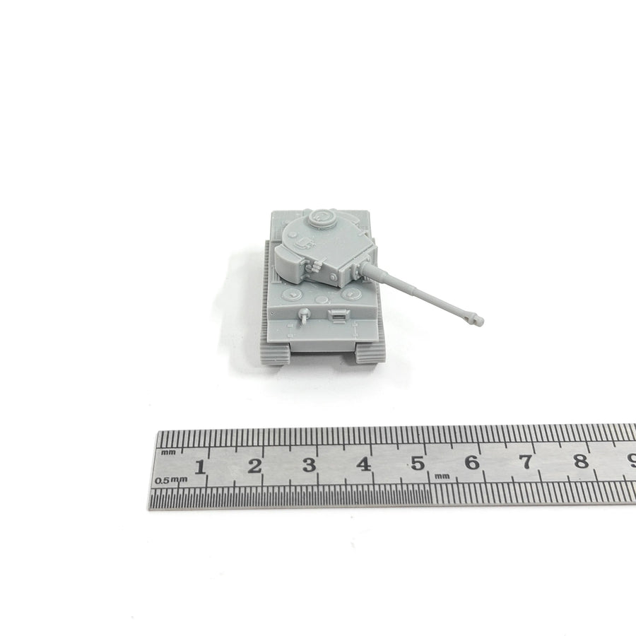 WWII German Tiger I Tank 1/144 Scale Resin Model Kit - 1/144 resin model view 3